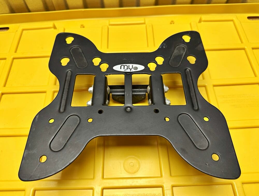 myo Universal Single Monitor Wall Mount Bracket, Tilt Adjustment, Black